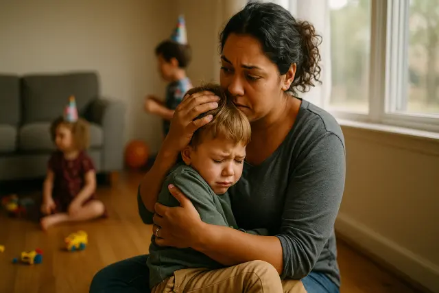 Handling an Overwhelmed Child at Parties Without Losing Your Mind