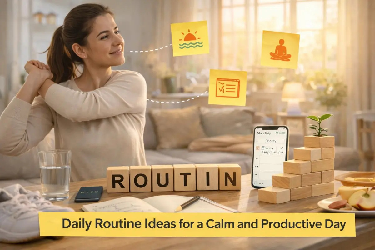 Daily Routine Ideas for a Calm and Productive Day